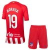 Officiële Voetbalshirt + Korte Broek Atlético Madrid Morata 19 Thuis 2023-24 - Kids